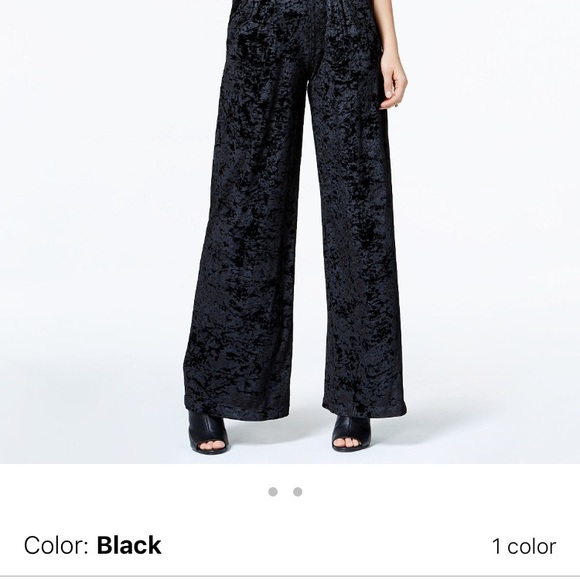 💫💥VELVET ONE SHOULDER RUFFLE JUMPSUIT💖💥💥 - Picture 3 of 5